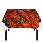 Japanese Phoenix Print Tablecloth