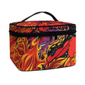 Japanese Phoenix Print Travel Makeup Bag