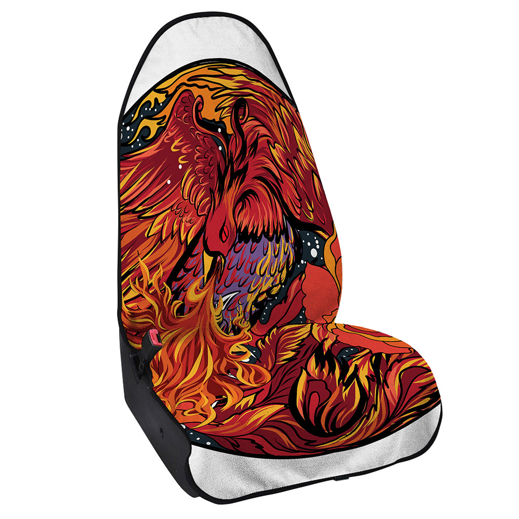 Japanese Phoenix Print Waterproof Car Seat Cover