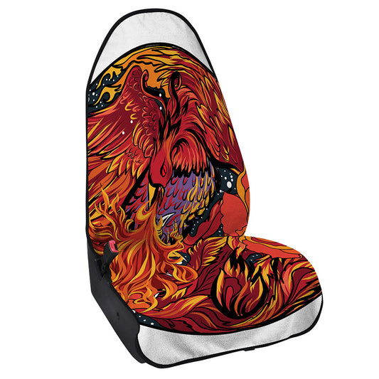 Japanese Phoenix Print Waterproof Car Seat Cover