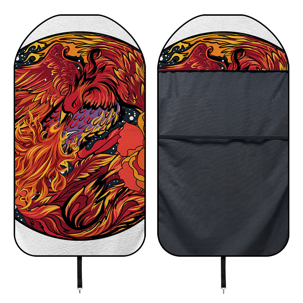 Japanese Phoenix Print Waterproof Car Seat Cover