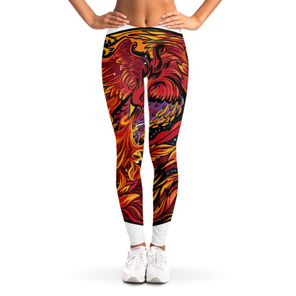 Japanese Phoenix Print Women's Leggings