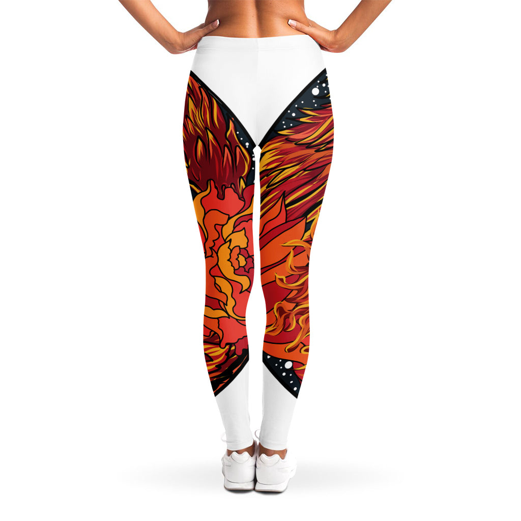 Japanese Phoenix Print Women's Leggings