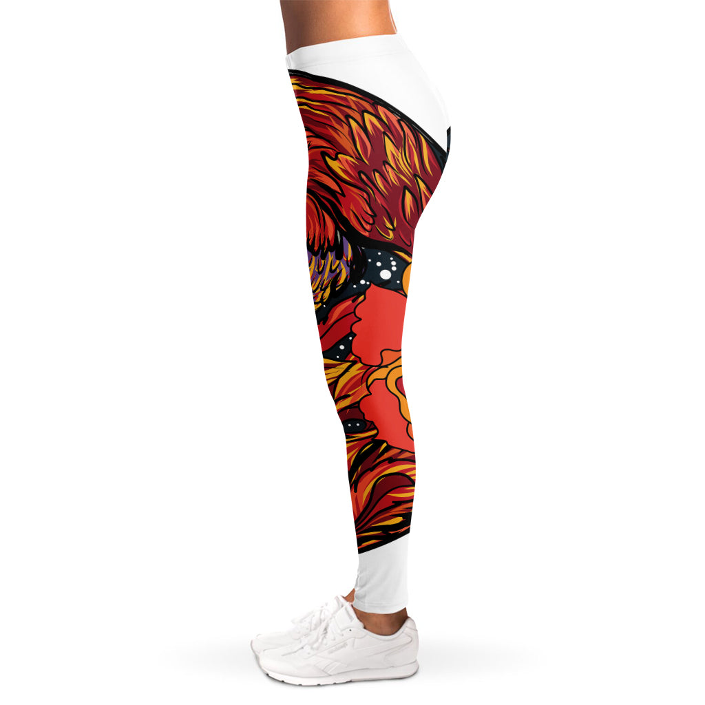 Japanese Phoenix Print Women's Leggings