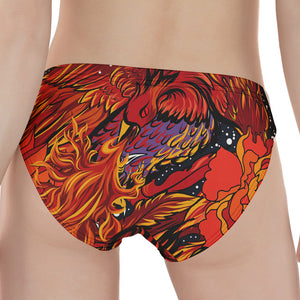 Japanese Phoenix Print Women's Panties