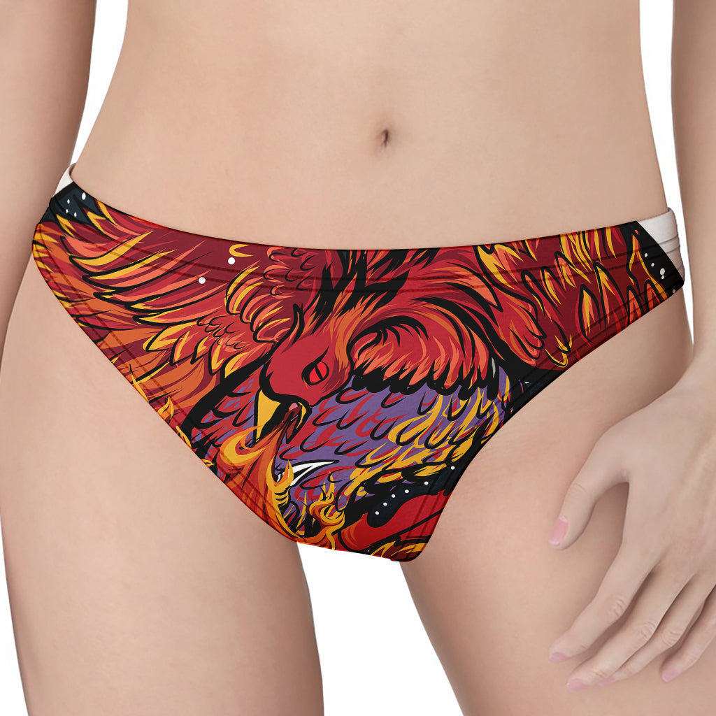 Japanese Phoenix Print Women's Thong