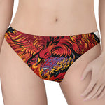 Japanese Phoenix Print Women's Thong