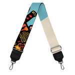 Japanese Samurai And Tiger Print Bag Strap