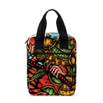 Japanese Samurai And Tiger Print Bible Tote Bag