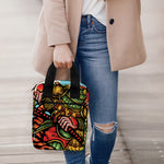 Japanese Samurai And Tiger Print Bible Tote Bag