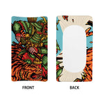 Japanese Samurai And Tiger Print Changing Pad Cover