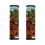 Japanese Samurai And Tiger Print Handle Covers