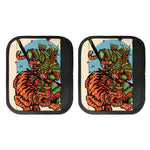 Japanese Samurai And Tiger Print Handle Covers