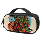 Japanese Samurai And Tiger Print Insulin Cooler Travel Case