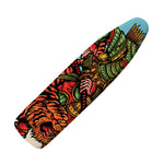 Japanese Samurai And Tiger Print Ironing Board Cover