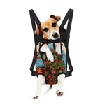 Japanese Samurai And Tiger Print Pet Carrier Backpack