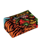 Japanese Samurai And Tiger Print Rectangle Tissue Box Cover