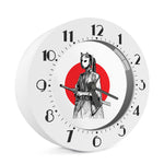 Japanese Samurai Girl Print Alarm Clock