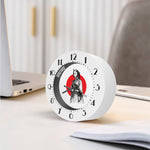 Japanese Samurai Girl Print Alarm Clock