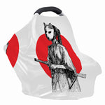 Japanese Samurai Girl Print Baby Seat Cover