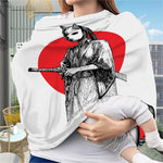 Japanese Samurai Girl Print Baby Seat Cover