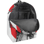 Japanese Samurai Girl Print Backpack