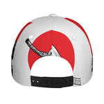Japanese Samurai Girl Print Baseball Cap