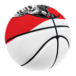 Japanese Samurai Girl Print Basketball