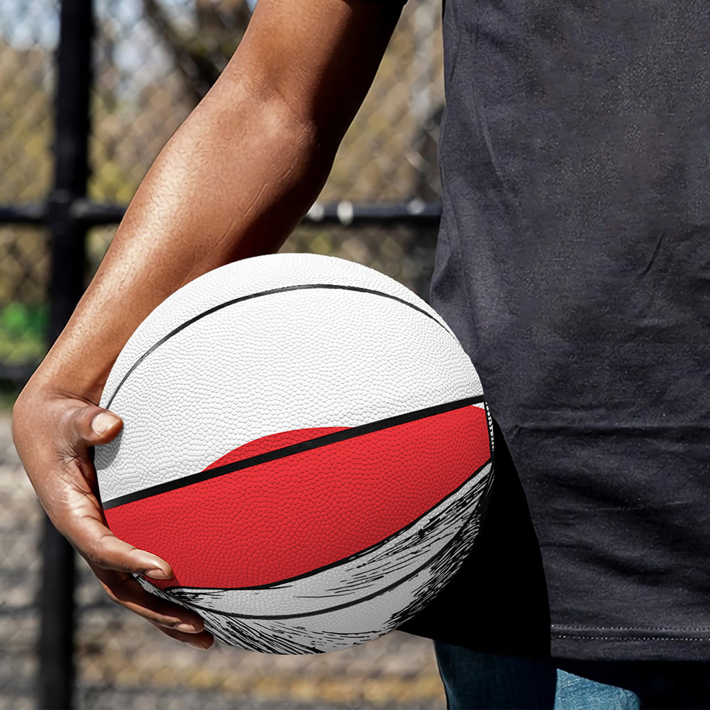 Japanese Samurai Girl Print Basketball