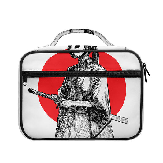 Japanese Samurai Girl Print Briefcase Bible Bag