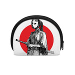Japanese Samurai Girl Print Coin Purse