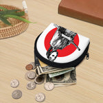 Japanese Samurai Girl Print Coin Purse