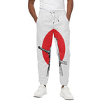 Japanese Samurai Girl Print Cotton Pants