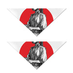 Japanese Samurai Girl Print Dog Bandana