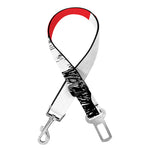 Japanese Samurai Girl Print Dog Seat Belt