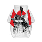 Japanese Samurai Girl Print Dog Zip Up Hoodie