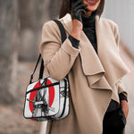 Japanese Samurai Girl Print Double Strap Bible Bag