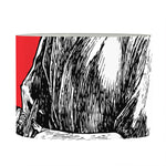 Japanese Samurai Girl Print Drum Lamp Shade