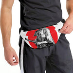 Japanese Samurai Girl Print Fanny Pack
