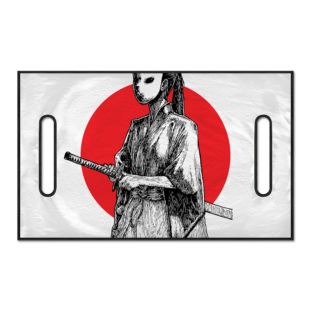 Japanese Samurai Girl Print Golf Cart Seat Cover