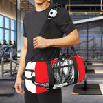 Japanese Samurai Girl Print Gym Bag