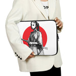 Japanese Samurai Girl Print Laptop Sleeve