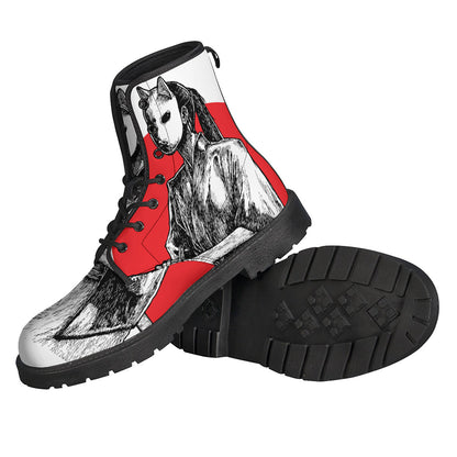 Japanese Samurai Girl Print Backpack