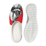 Japanese Samurai Girl Print Mesh Casual Shoes
