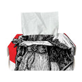 Japanese Samurai Girl Print Rectangle Tissue Box Cover