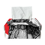 Japanese Samurai Girl Print Rectangle Tissue Box Cover