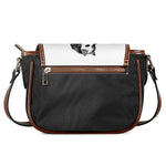 Japanese Samurai Girl Print Saddle Bag