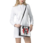 Japanese Samurai Girl Print Shoulder Handbag