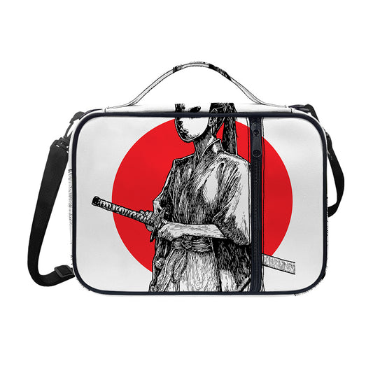 Japanese Samurai Girl Print Shoulder Strap Bible Bag