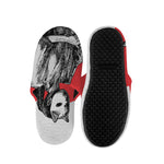 Japanese Samurai Girl Print Slippers